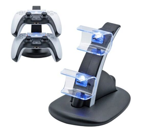  PS5 įkrovimo stotis – įkroviklio valdiklis / žaidimų valdiklis Playstation Black