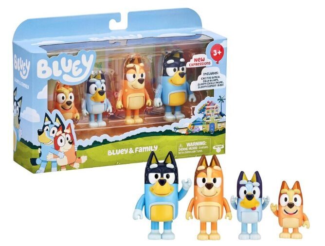 Figūrėlės Bluey, Bingo ir draugai, 4 vnt.