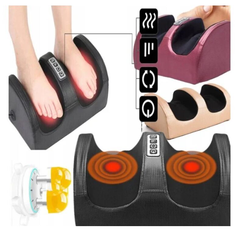 Vibro masažuoklis Masažo pagalvė kojoms ir pėdoms, vibro šildantis masažuoklis