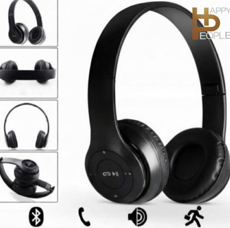 Bluetooth ausinės, juodos