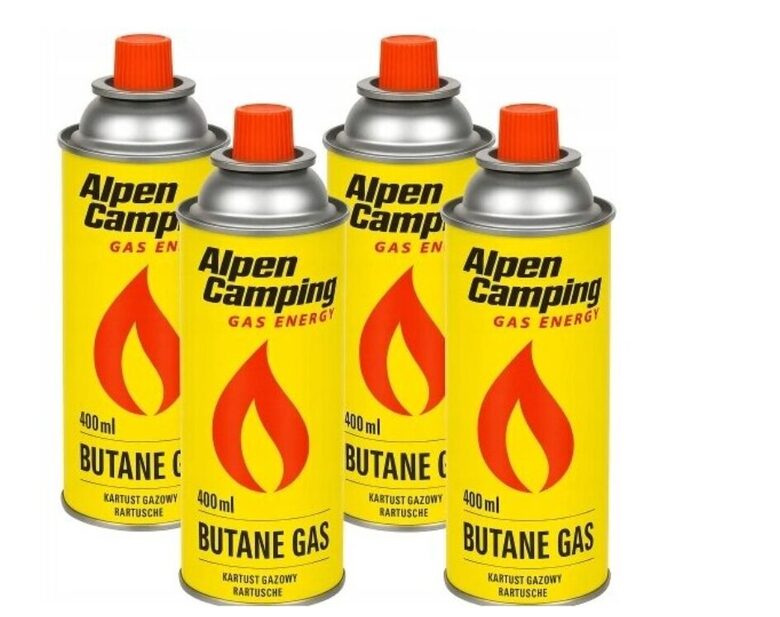 Butano dujų balionėliai 4vnt. po 400ml