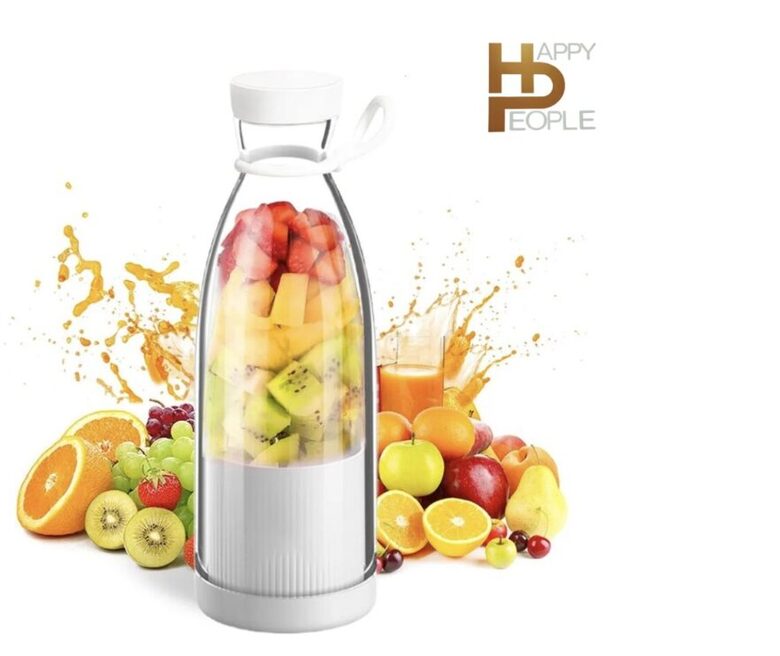 Mini kokteilinė blenderis viename pakraunama, balta