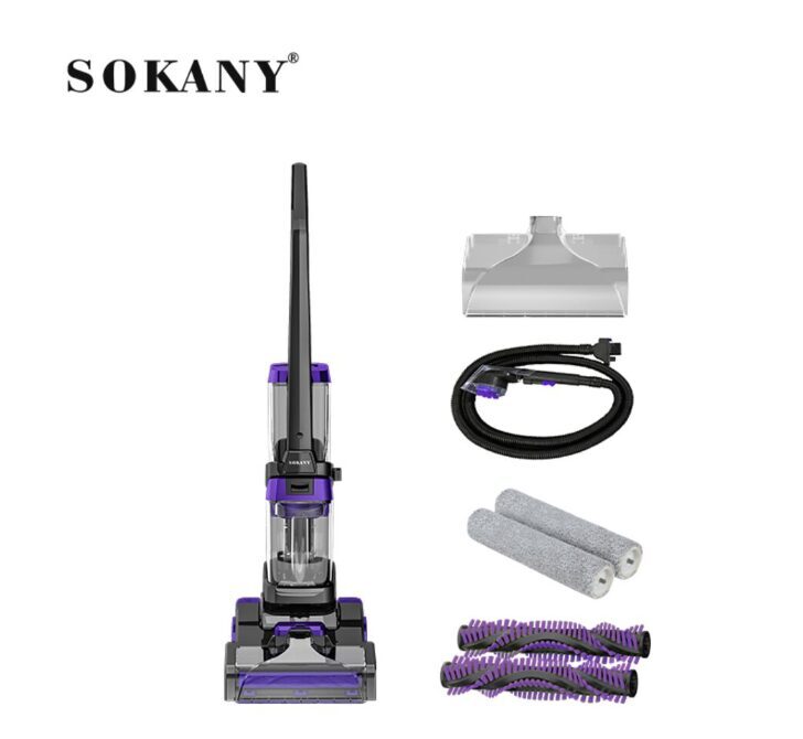 Elektrinis 2 in 1 sauso ir šlapio valymo dulkių siurblys- šluota Sokany SK-13023