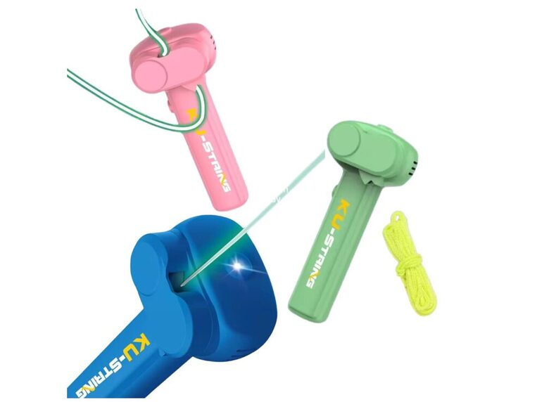 2 vnt. ore skraidanti virvelė šviečianti tamsoje KuString stiliaus, spalvota 