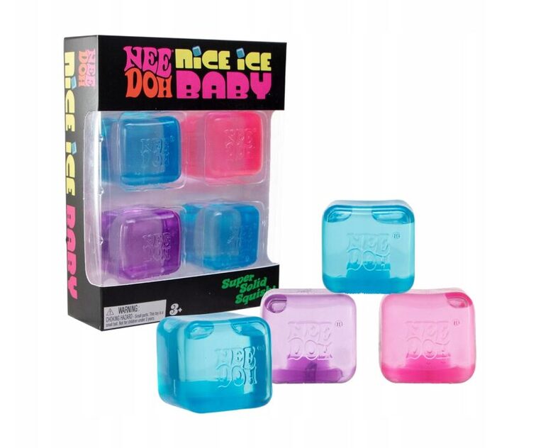 Antistresinis žaislas minkšti ledo kubeliai Nice ice baby