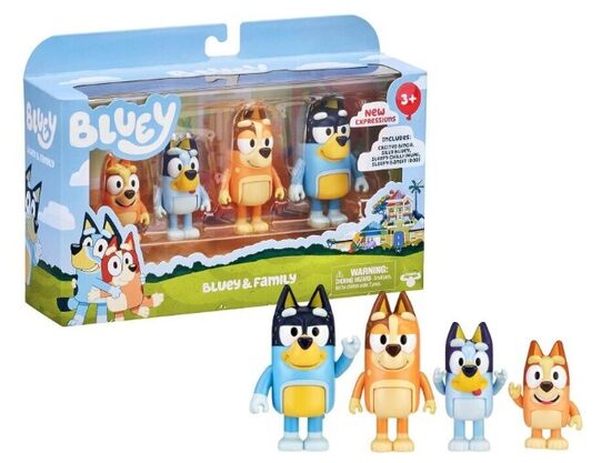 Figūrėlės Bluey, Bingo ir draugai, 4 vnt.