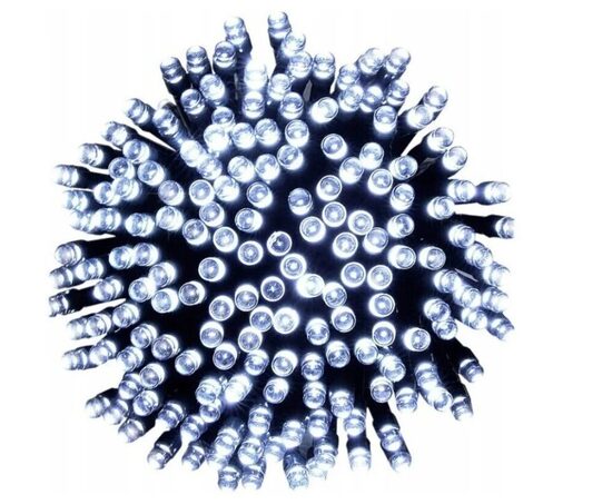 Kalėdinės lemputės 100 led Kalėdinė girlianda Led 100, 8 metrai Šaltai baltos spalvos