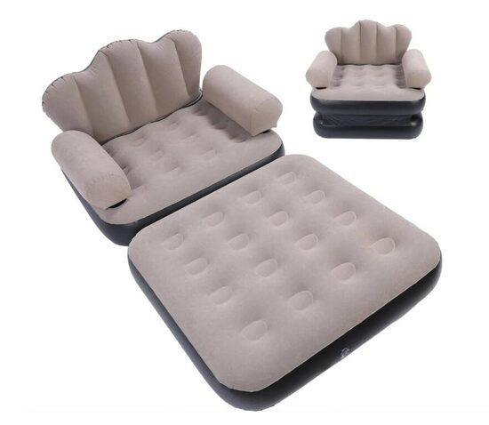 Sulankstomas, pripučiamas baldas 2in1 sofa lova  198 × 70 cm