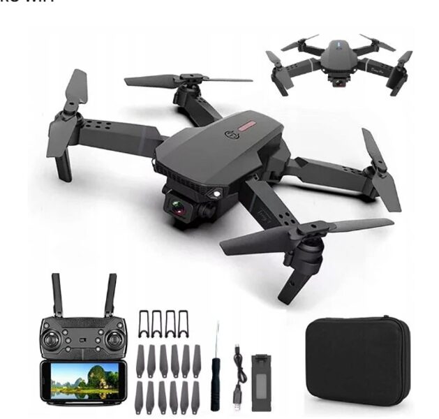 Dronas Dronas r/c valdomas programėle, su filmavimo funkcija