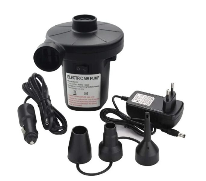 Elektrinė oro pompa čiužiniams, 50W, 12V / 220V