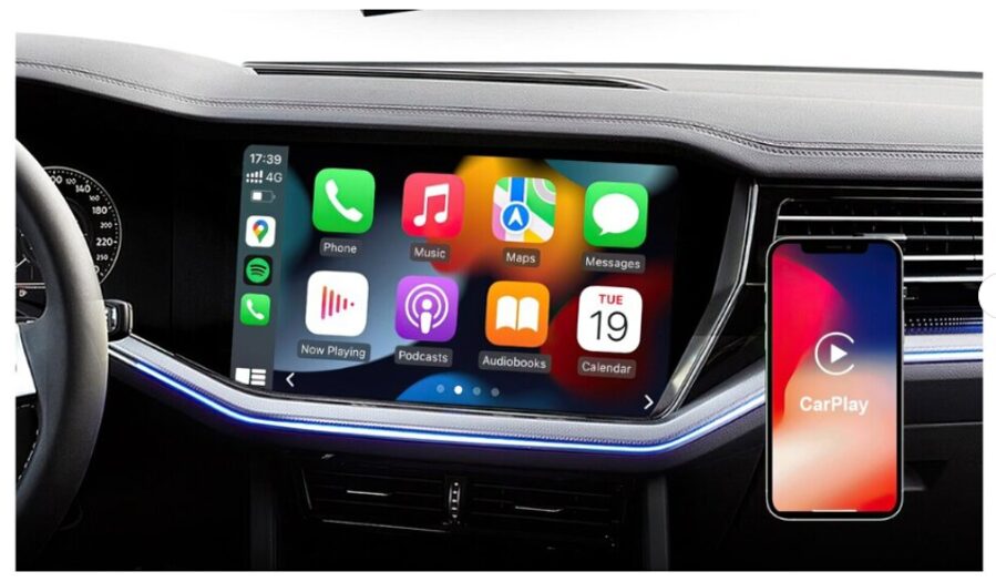 Apple Car Play Automobilinis FM moduliatorius