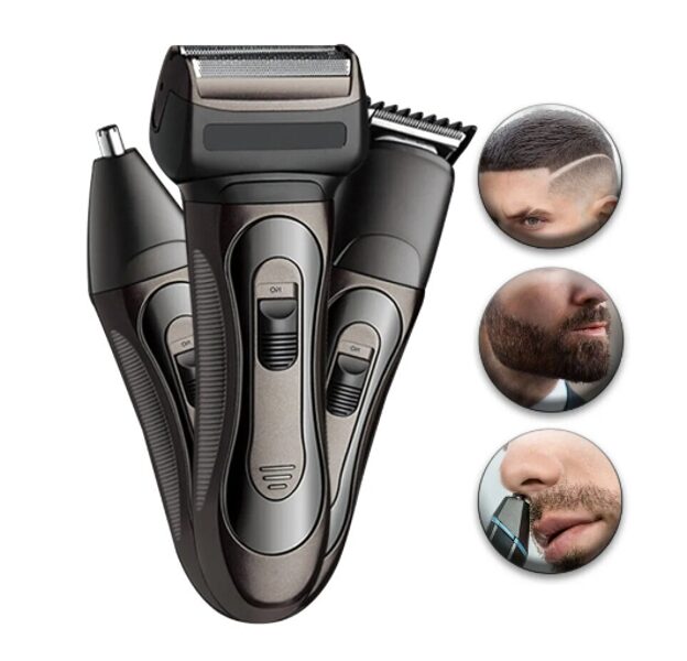 Barzdakirpė, nosies, ausų kirpimo mašinėlė, plaukų kirpimo mašinėlė 3in1