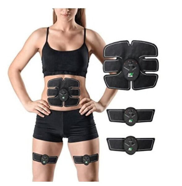 Elektrinis raumenų stimuliatorius Renkai Smart Fitness 3in1, juodas