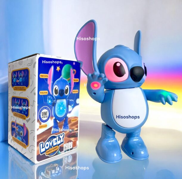  Interaktyvus šokantis, dainuojantis ir šviečiantis robotas Stitch, Stičas